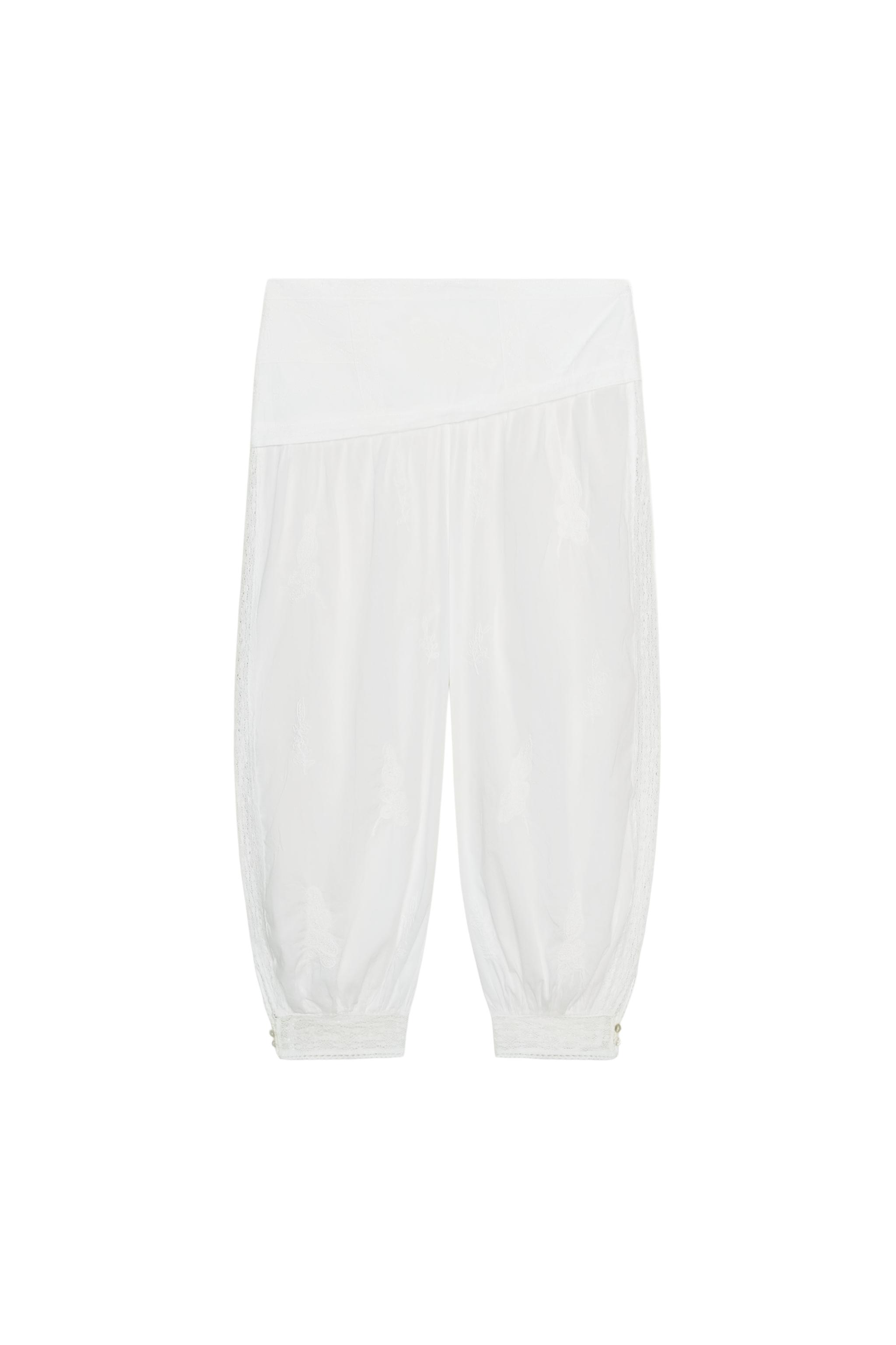 PANTALON BOUFFANT BRODERIES ZW COLLECTION
