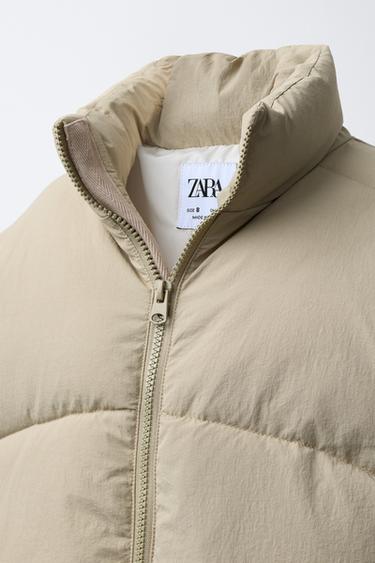QUILTED JACKET - Sand by Zara - Image 4