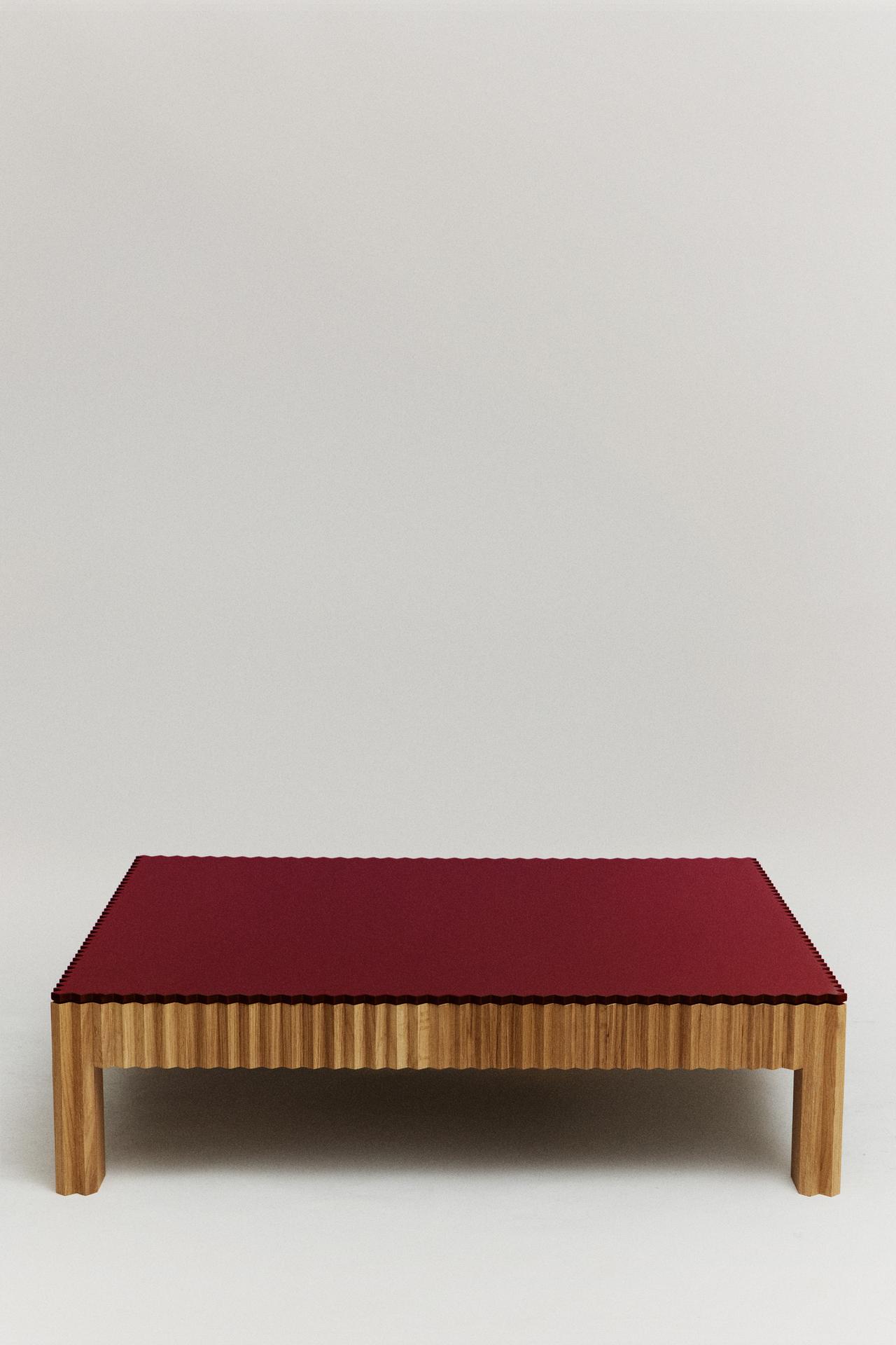 THE NAPE COFFEE TABLE — Burgundy