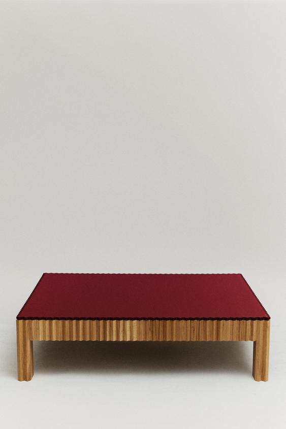THE NAPE COFFEE TABLE - Burgundy by Zara - Image 0