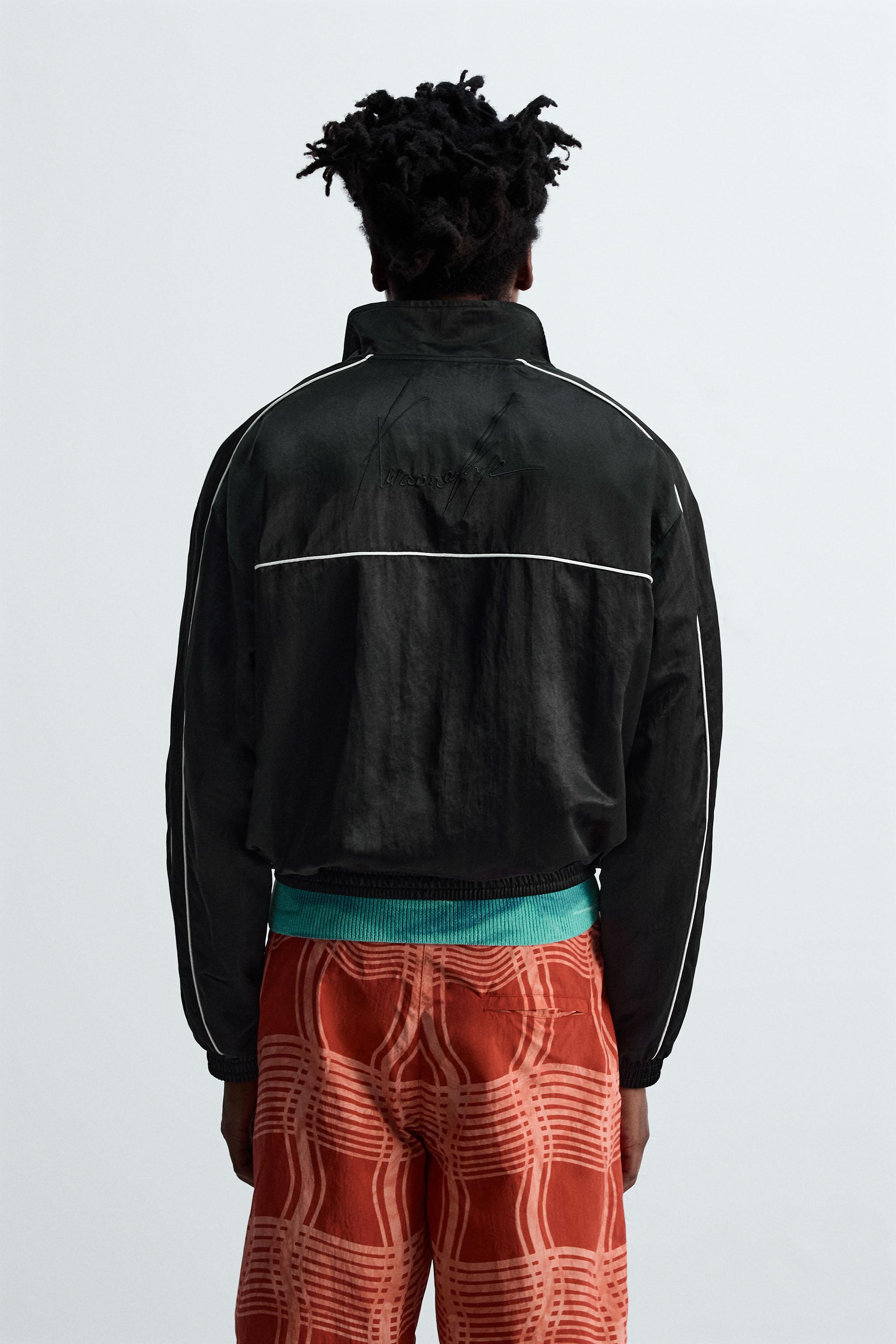 EMBROIDERED BOMBER JACKET © OTIS KWAME KYE QUAICOE - Black