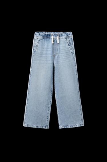 WIDE-LEG JEANS - Mid-blue by Zara - Image 0