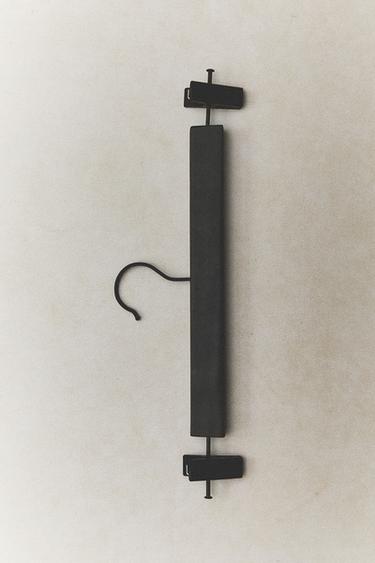 WOODEN SKIRT HANGER (SET OF 3) - Black by Zara - Image 5