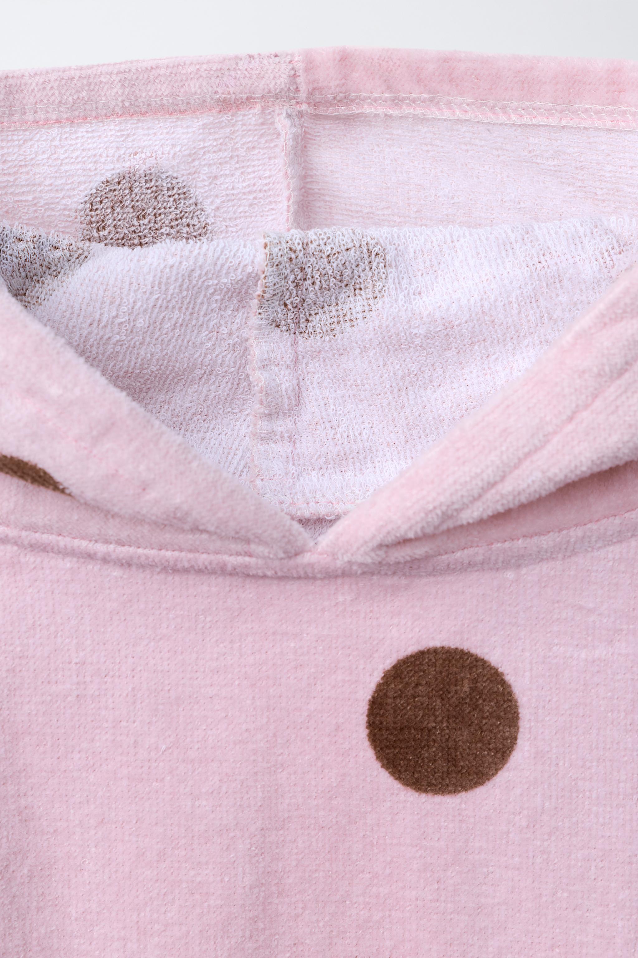 POLKA DOT TOWEL PONCHO