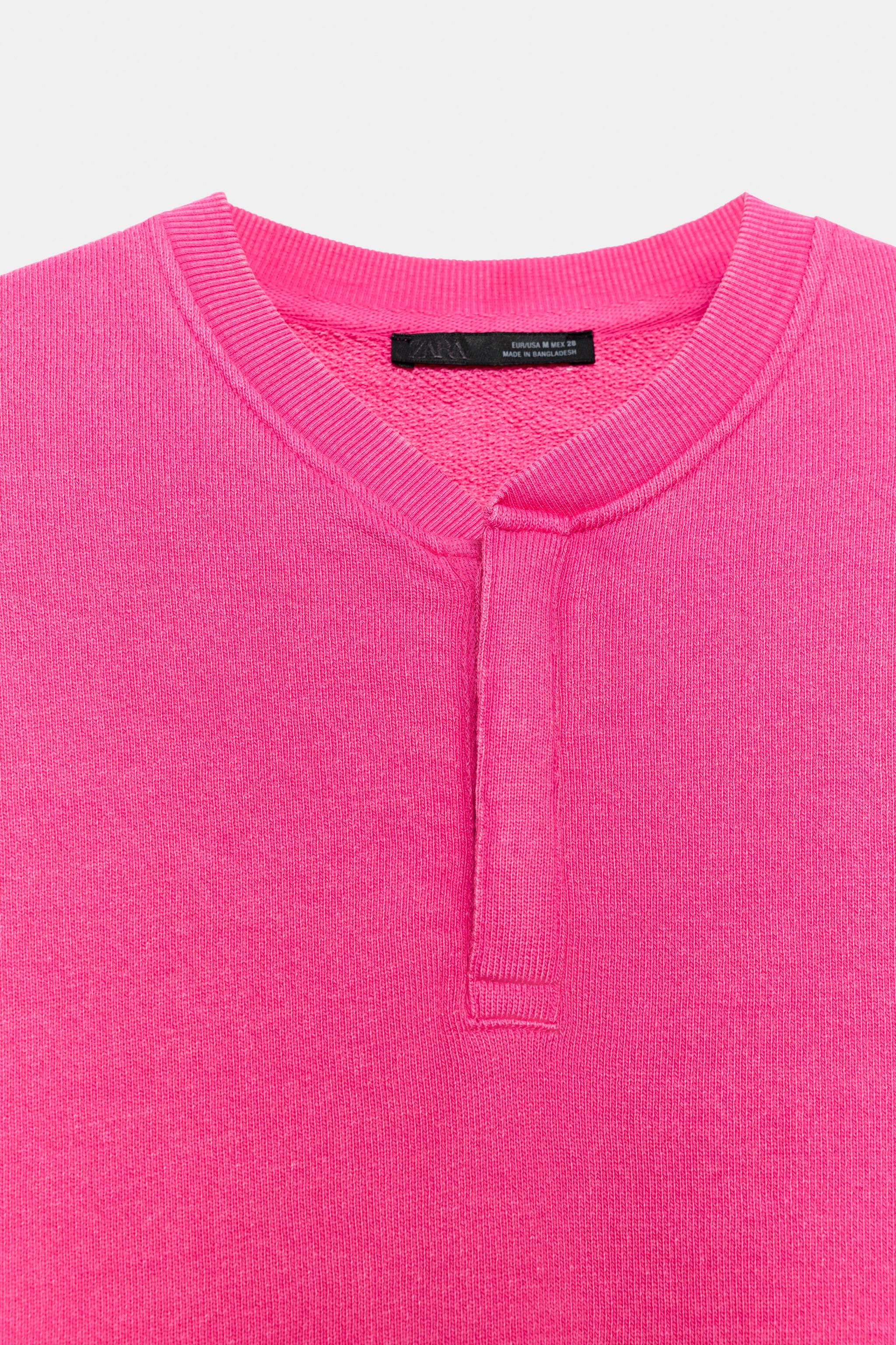 SWEAT À EFFET DÉLAVÉ BOUTONS