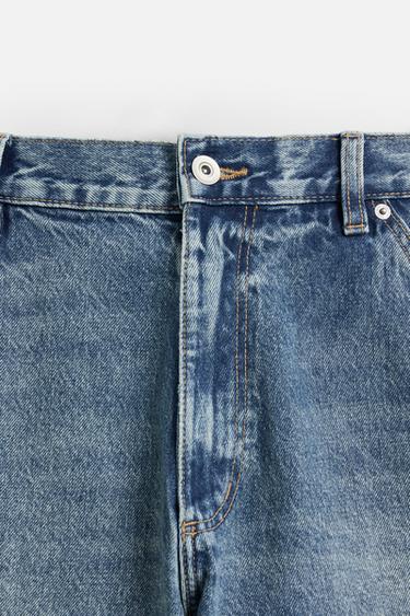 BERMUDA BAGGY FIT POCHE CARPENTIER - Bleu de Zara - Image 8