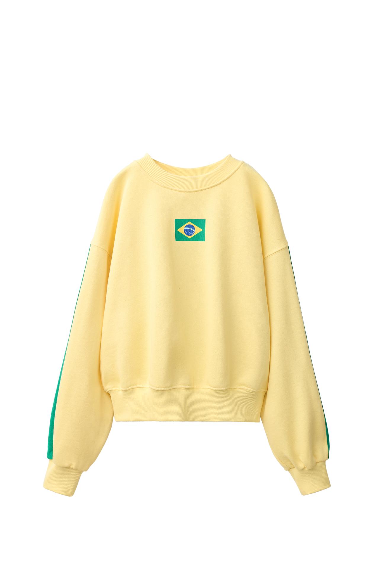 Свитшот с принтом Brasil