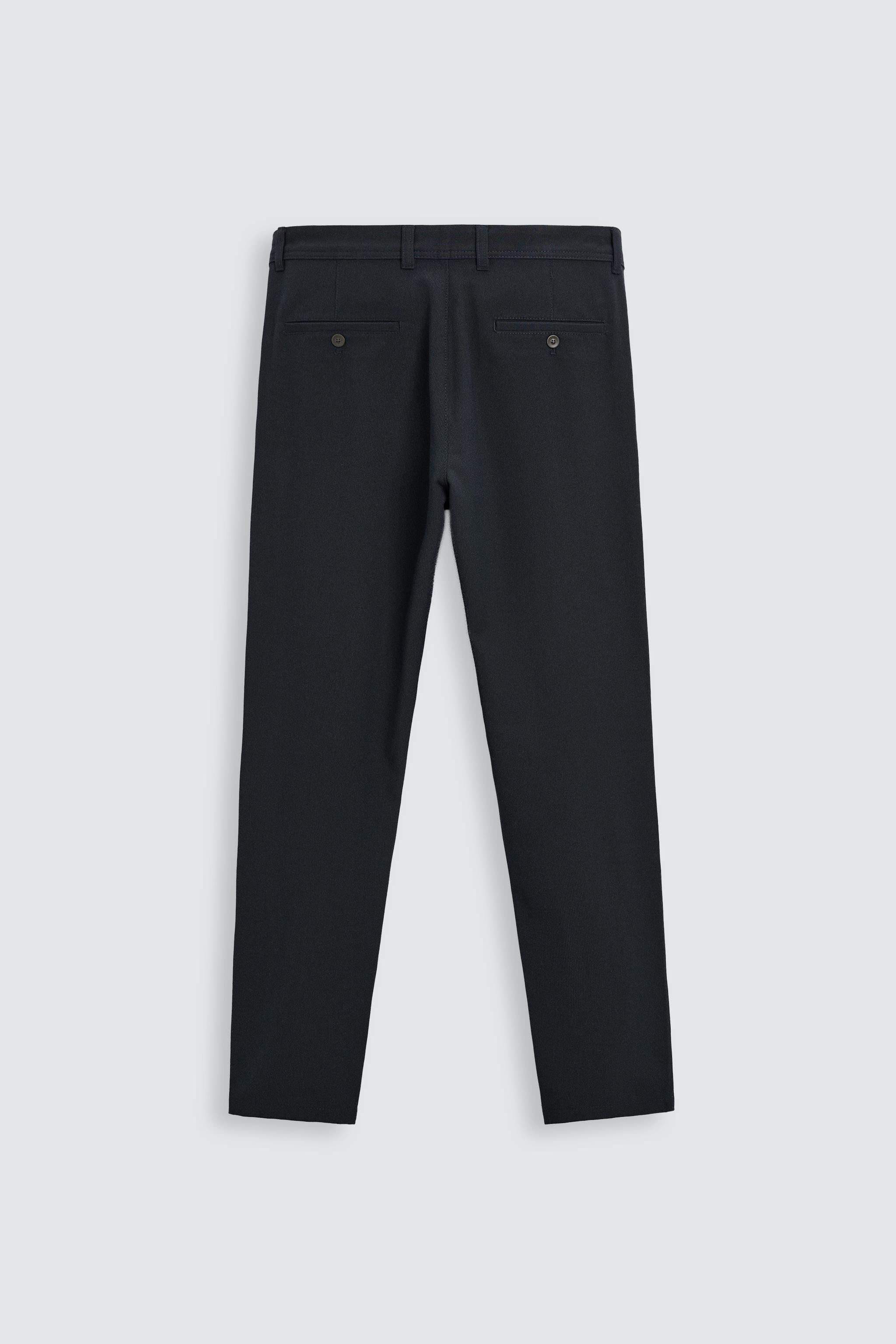 テクスチャー コンフォートパンツ - ダークネイビーブルー | ZARA