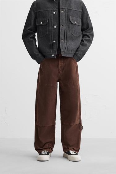 PANTALÓN CARPINTERO RELAXED FIT - Óxido de Zara