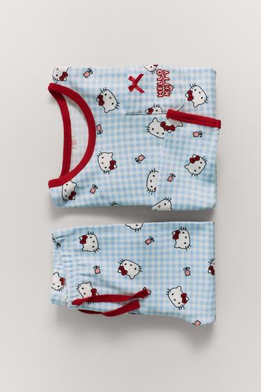 2-6 LAT/ PIŻAMA HELLO KITTY © SANRIO - Niebieski Zara