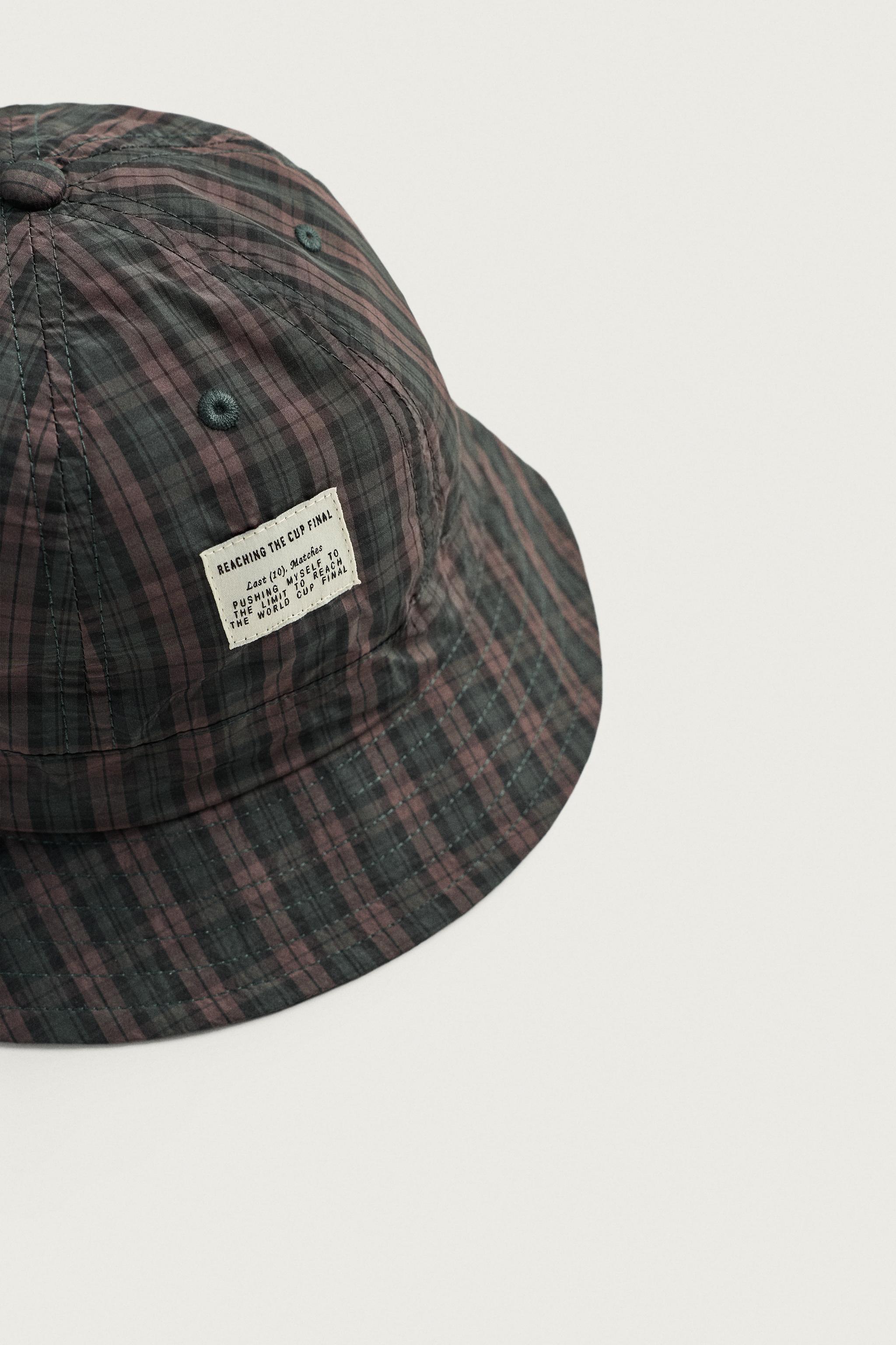 PLAID BUCKET HAT — various