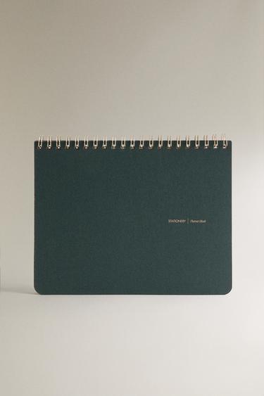 WEEKLY SPIRAL PLANNER - Green by Zara - Image 0