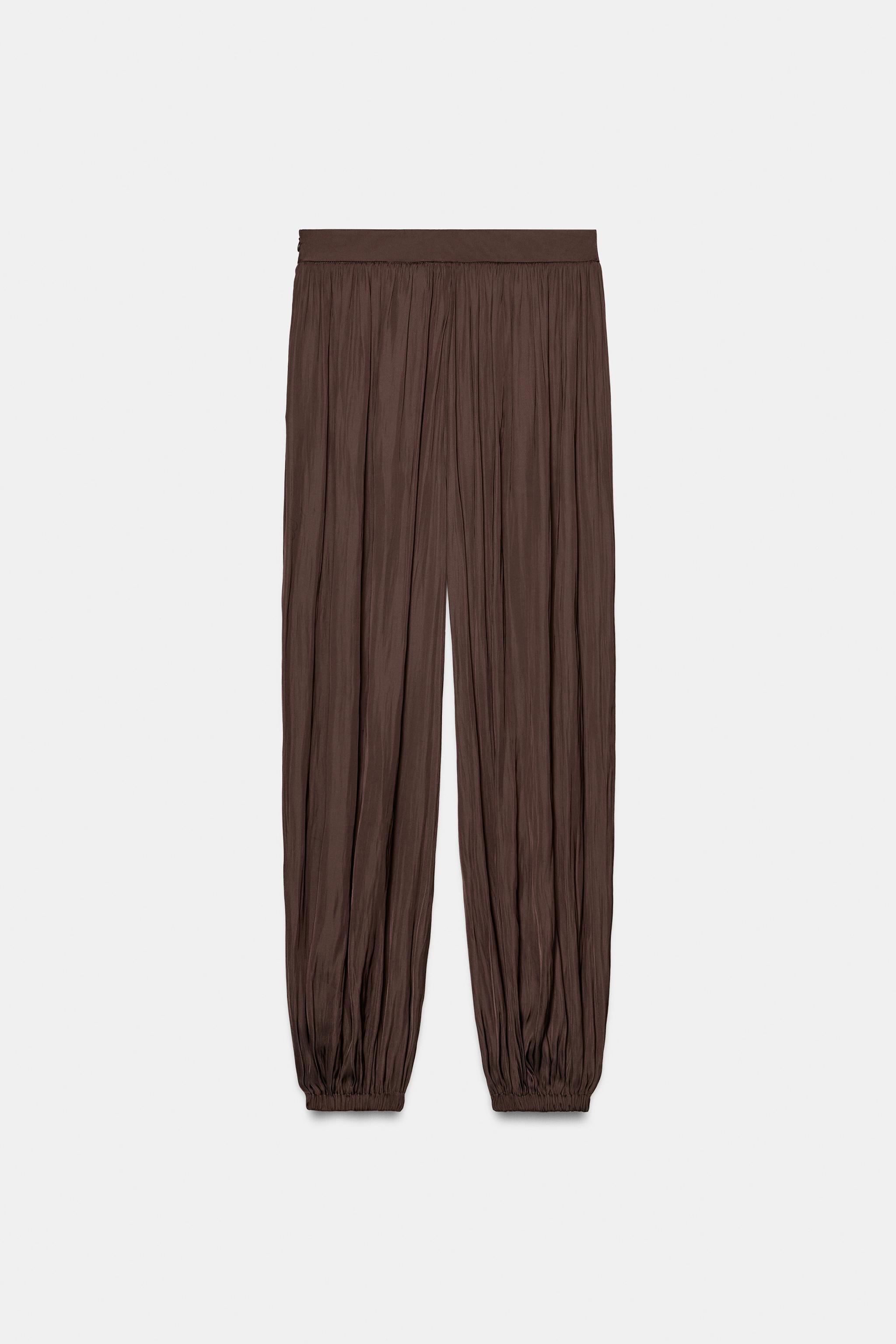 SATIN EFFECT BALLOON PANTS