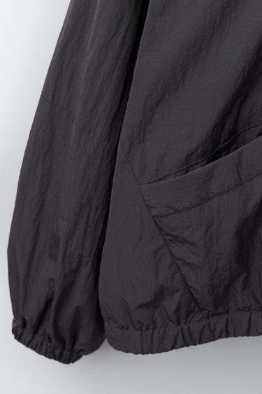 EQUESTRIAN WINDPROOF PARKA - Anthracite grey by Zara - Image 4