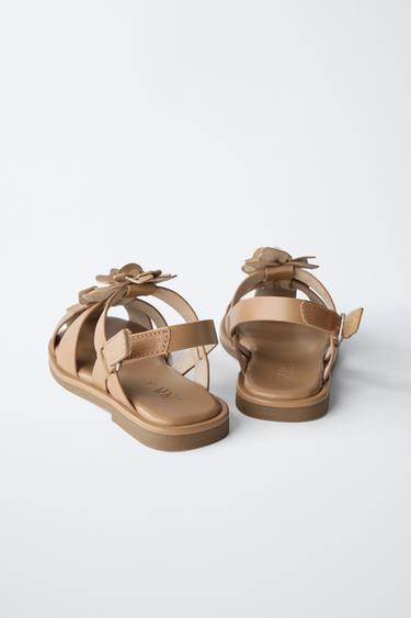 FLOWER SANDALS - Brown by Zara - Image 3