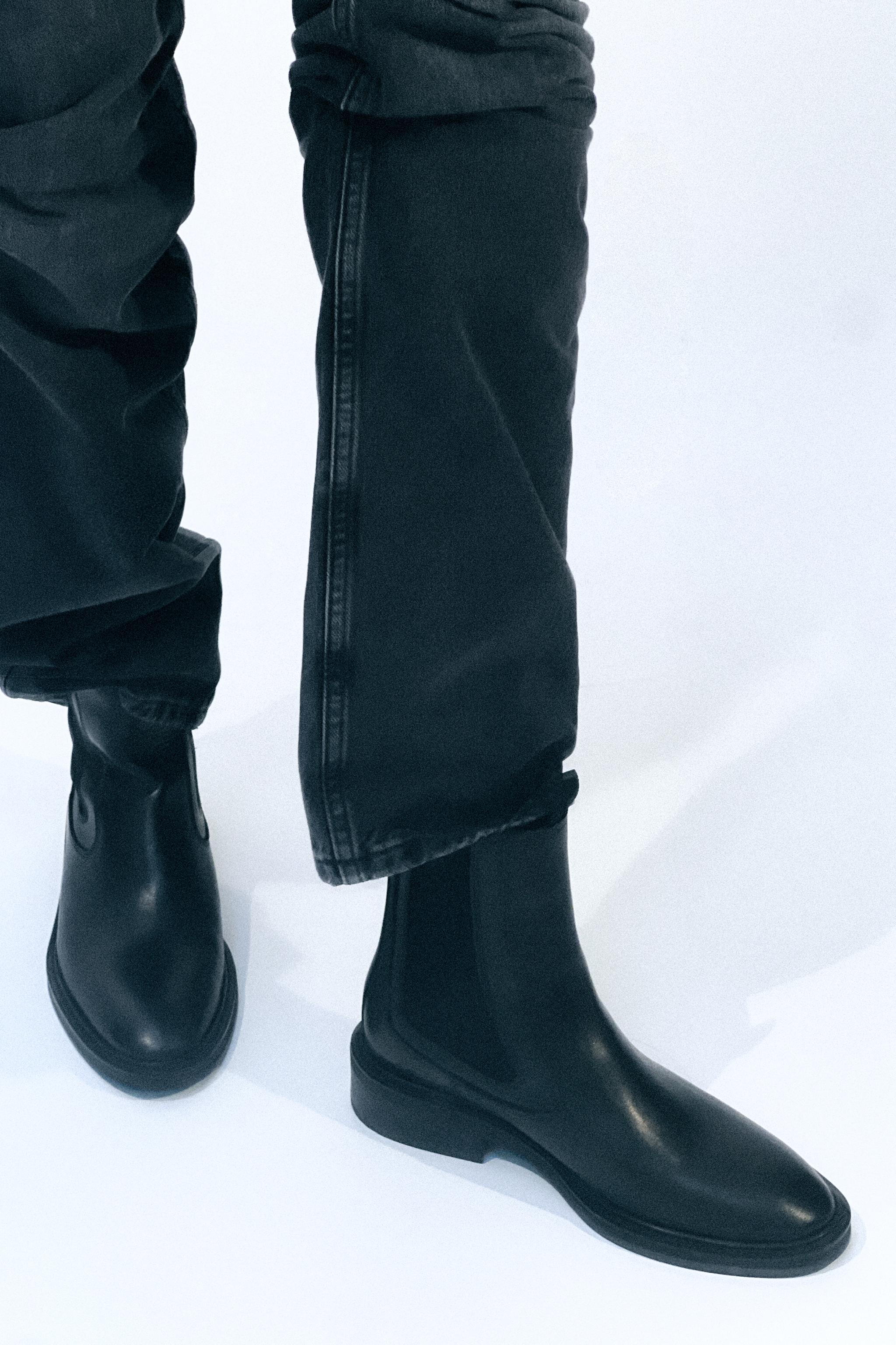 Zara bottines outlet noires