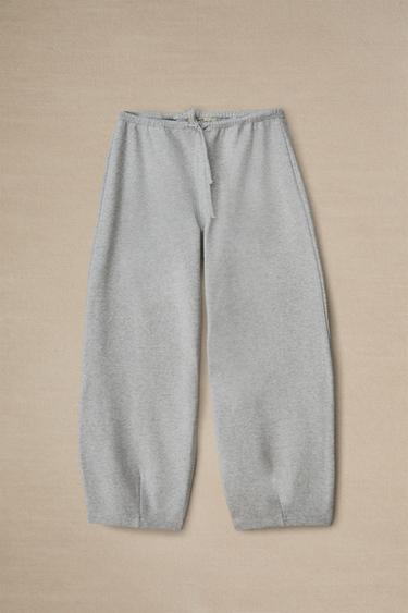 COTTON TROUSERS - Grey by Zara - Image 4