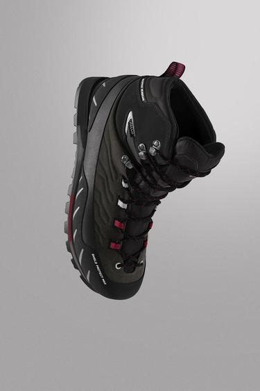 WATERPROOF RECCO® HIKING BOOTS - Grey by Zara - Image 0