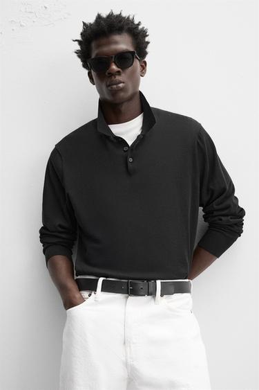 CEINTURE RÉVERSIBLE EN CUIR - Noir de Zara - Image 1
