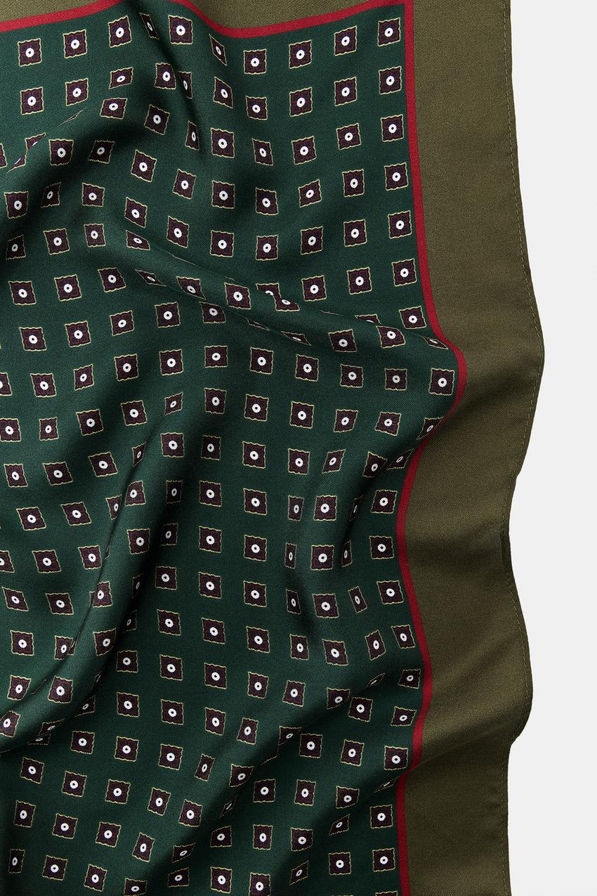 100% SILK PRINT SCARF