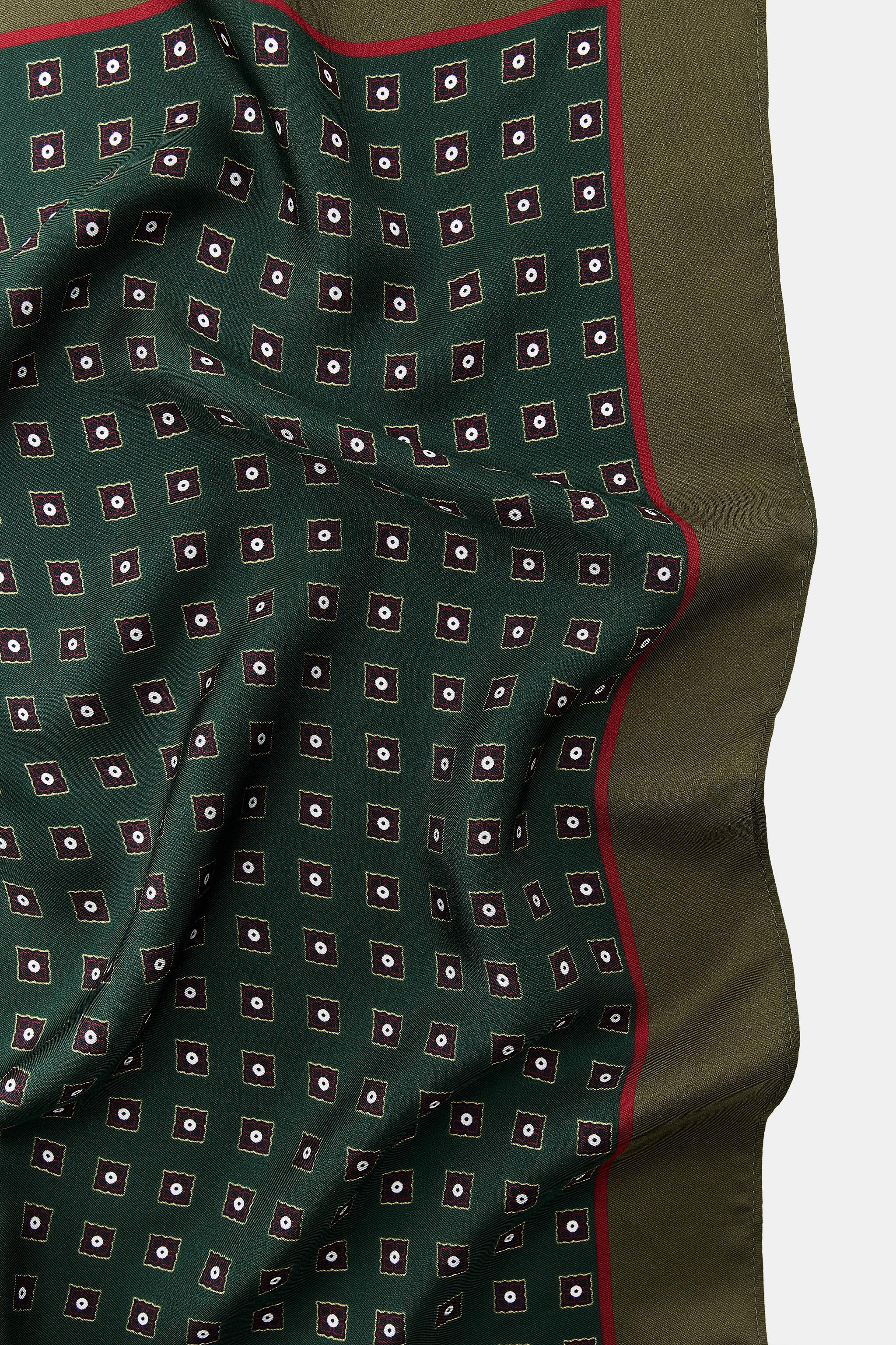 100% SILK PRINT SCARF