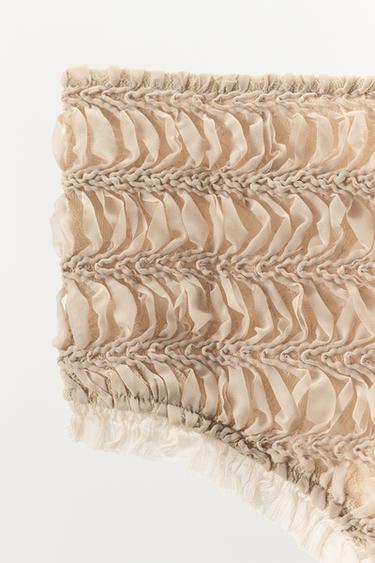 TEXTURED MINI SHORTS - Pink by Zara - Image 6