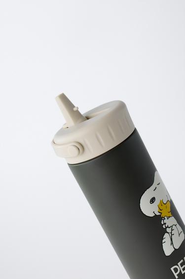SNOOPY PEANUTS™ STEEL BOTTLE - Green by Zara - Image 1