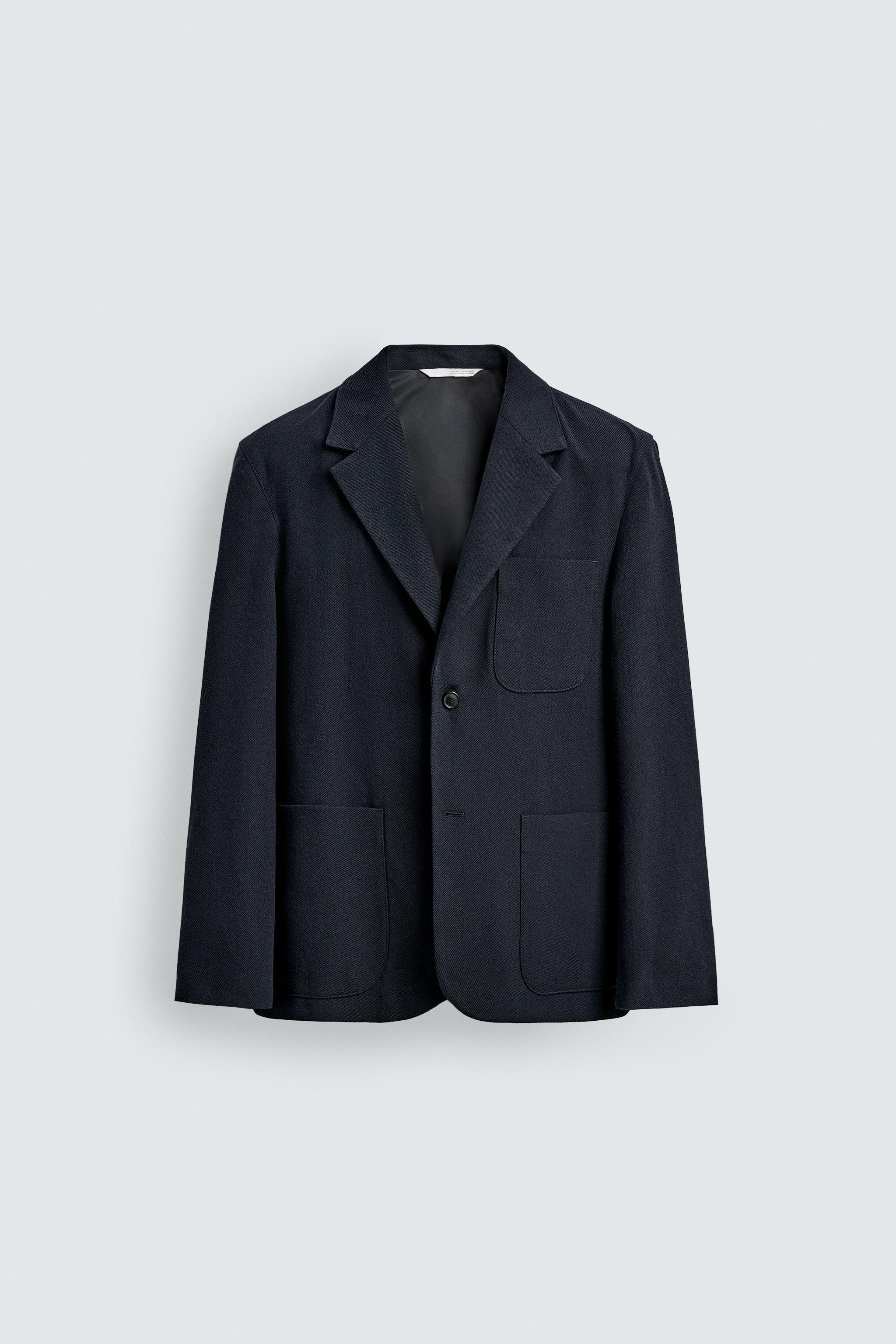 VESTE À POCHES AVEC LAINE