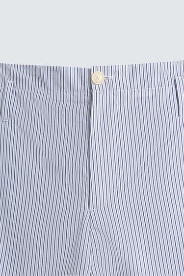 STRIPED BERMUDA SHORTS LIMITED EDITION - Sky blue by Zara - Image 9