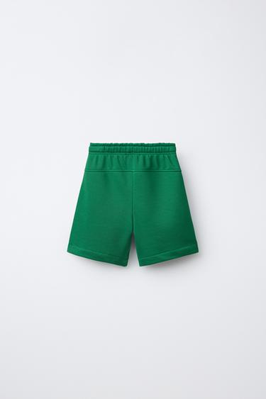 PLAIN BERMUDA SHORTS - Green by Zara - Image 1