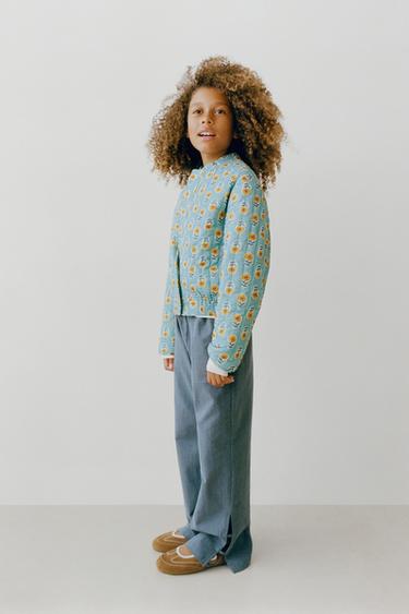 CAZADORA ACOLCHADA ESTAMPADA - Azul claro de Zara