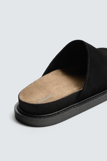 LEATHER CLOGS - Black by Zara - Image 2