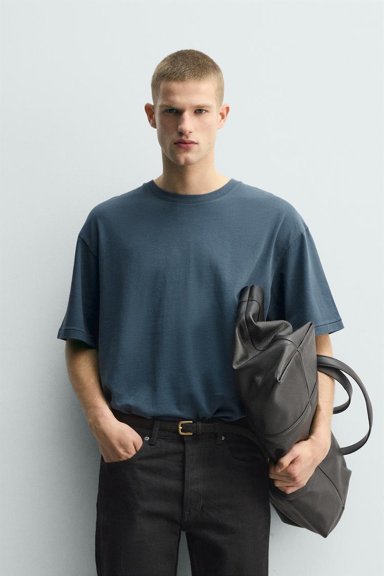ZARA RELAXED FIT PATCH T-SHIRT