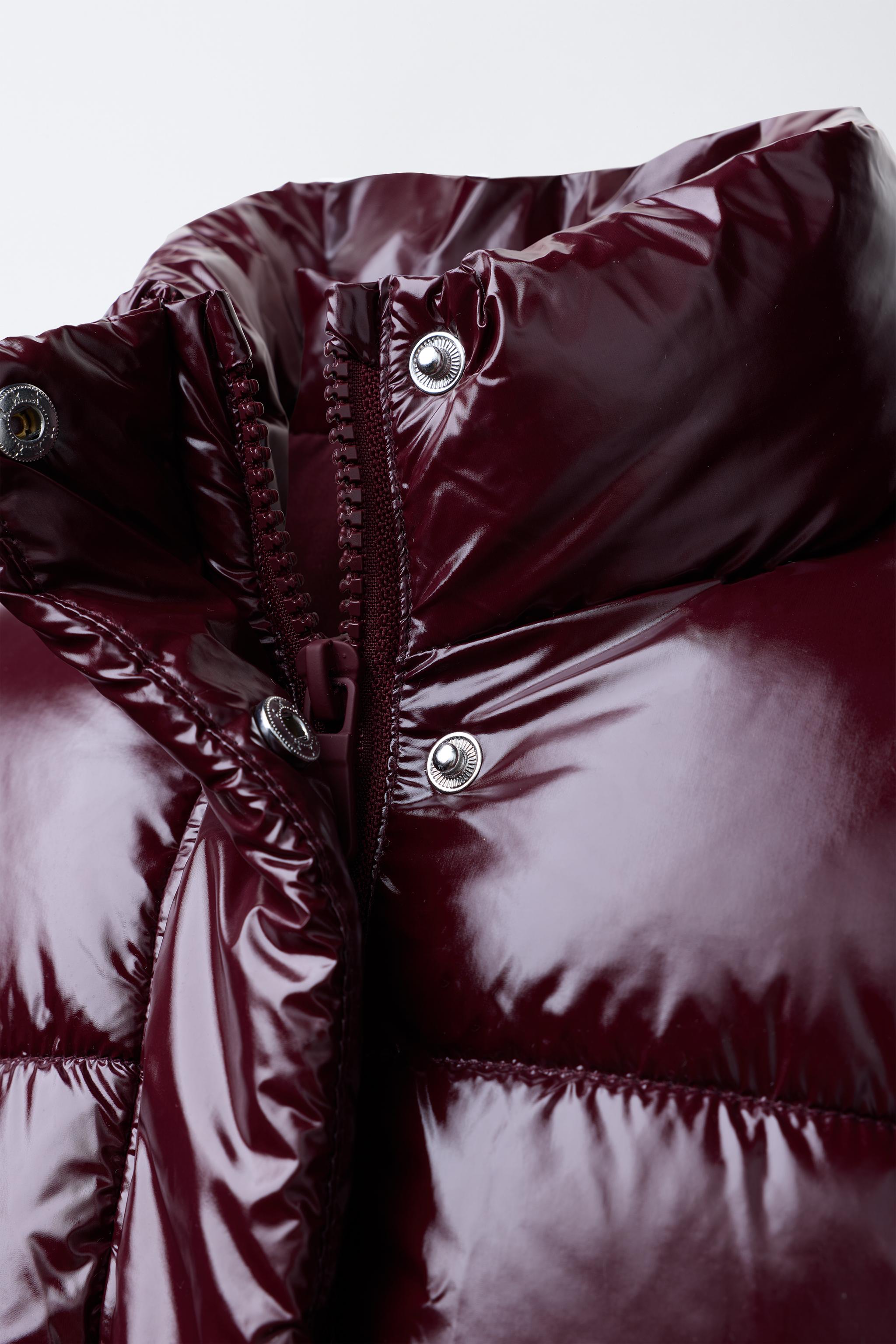 SHINY FINISH PUFFER JACKET