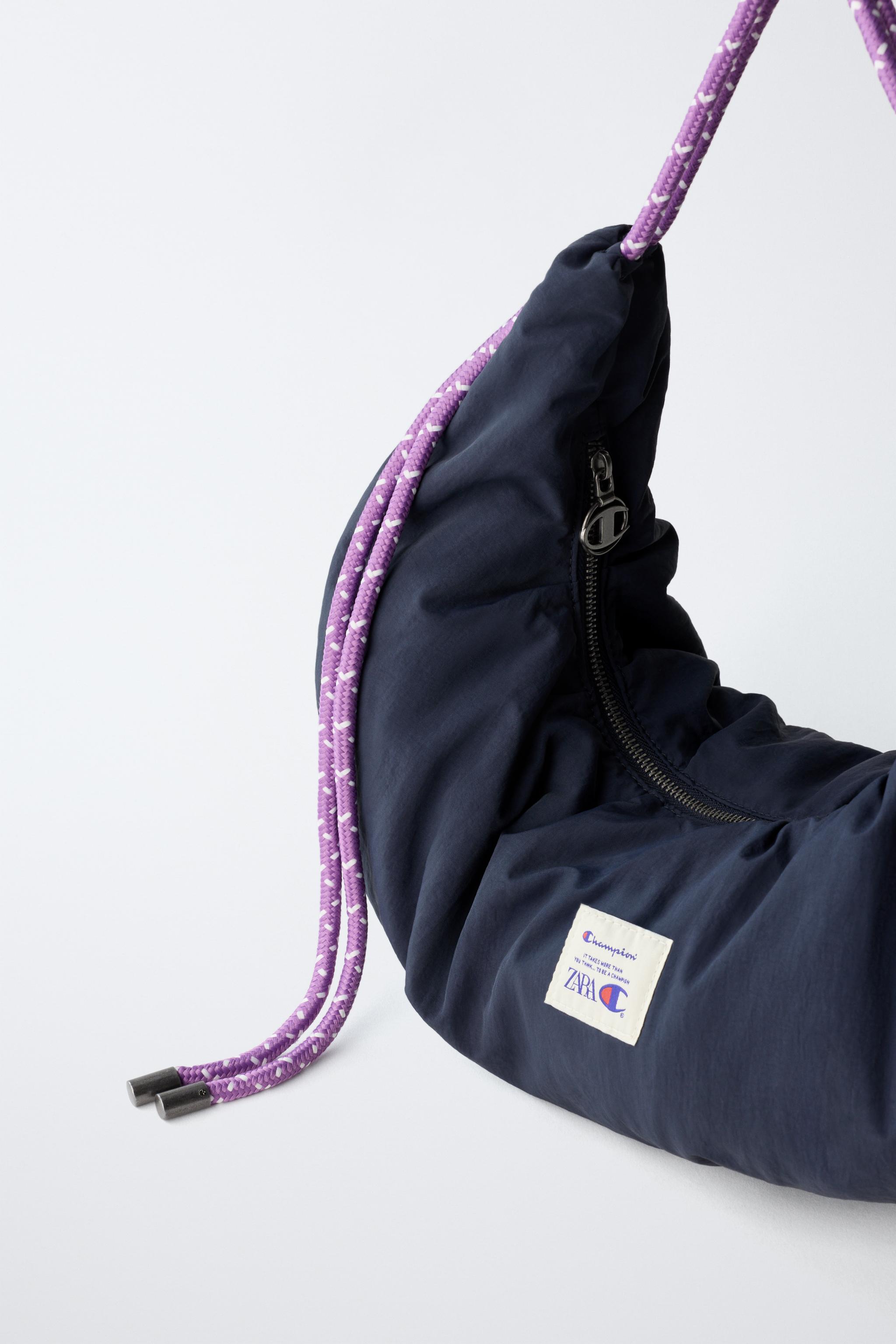 CHAMPION ® X ZARA SHOULDER BAG - Blue | ZARA United States CHAMPION ® X ZARA SHOULDER BAG - Blue | ZARA United States