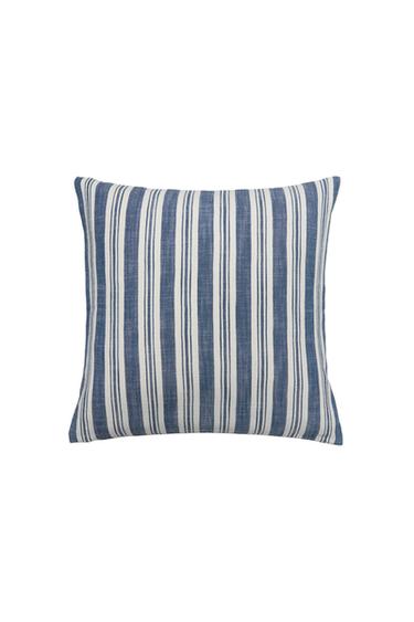STRIPED CUSHION COVER – Kék a ZARA-tól