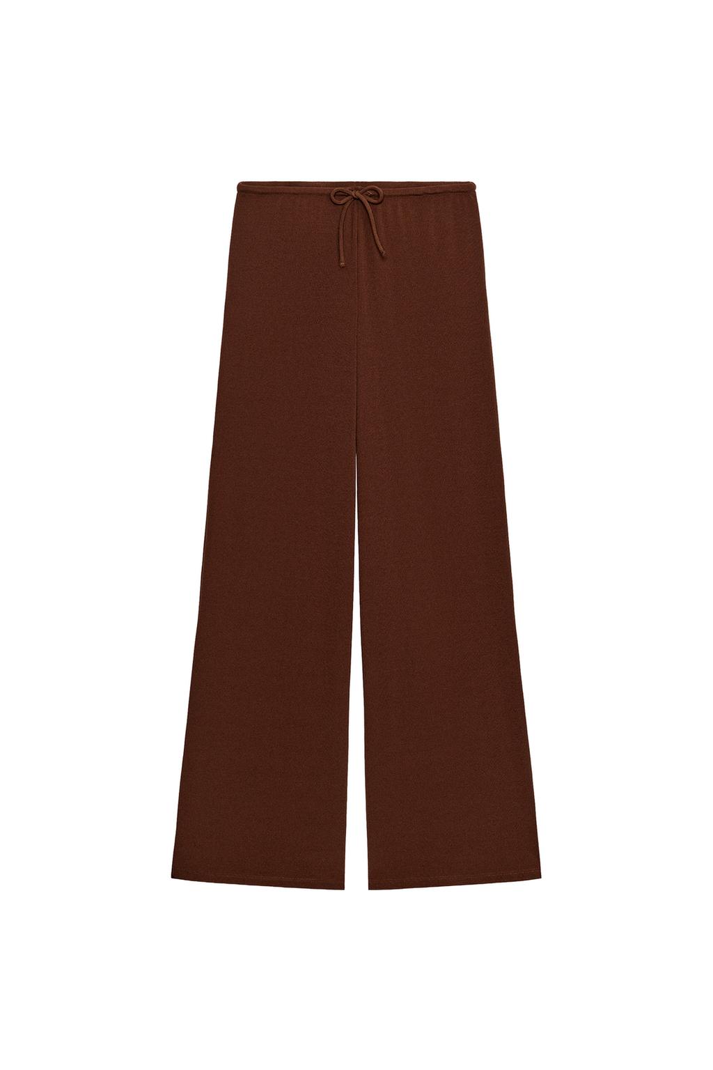 TEXTURED PALAZZO PANTS - image 3