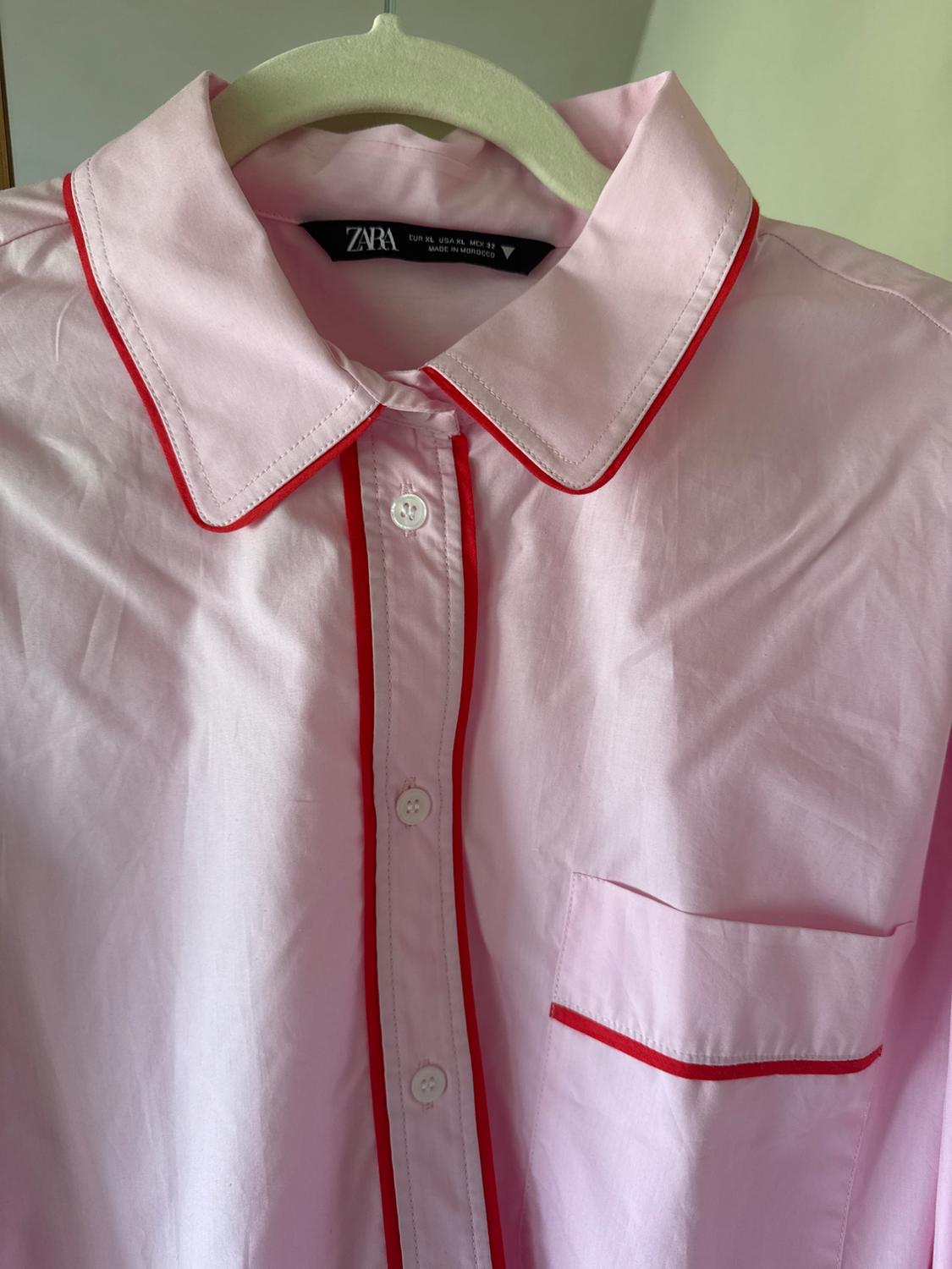CROPPED POPLIN SHIRT WITH TRIMS - Image 3
