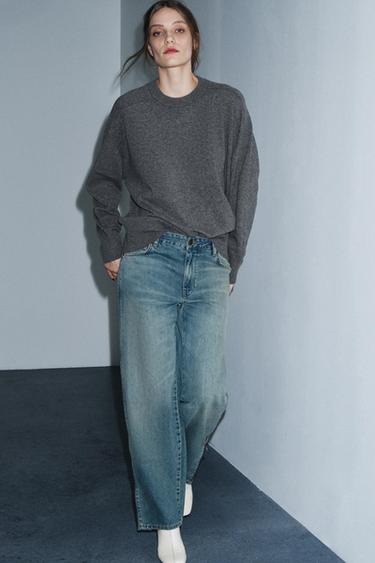 ΤΖΙΝ ZW COLLECTION ΚΑΝΟΝΙΚΗ ΜΕΣΗ ΦΕΡΜΟΥΑΡ LIMITED EDITION - Μπλε του Zara