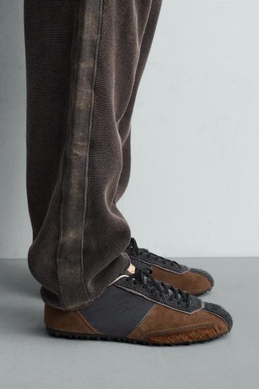 LEATHER SNEAKERS X SR_A - Multicoloured by Zara - Image 1