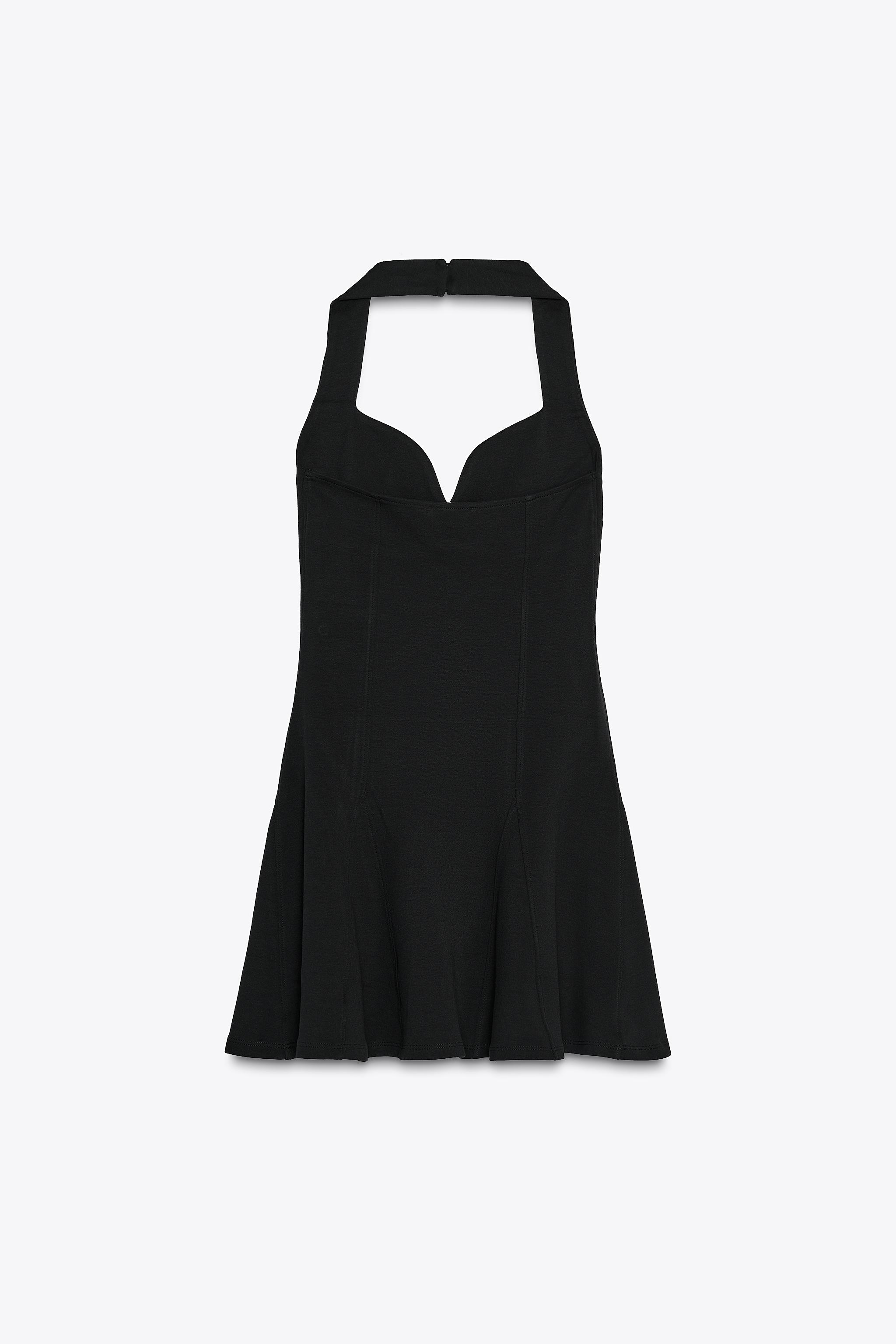 HALTER INTERLOCK SHORT DRESS