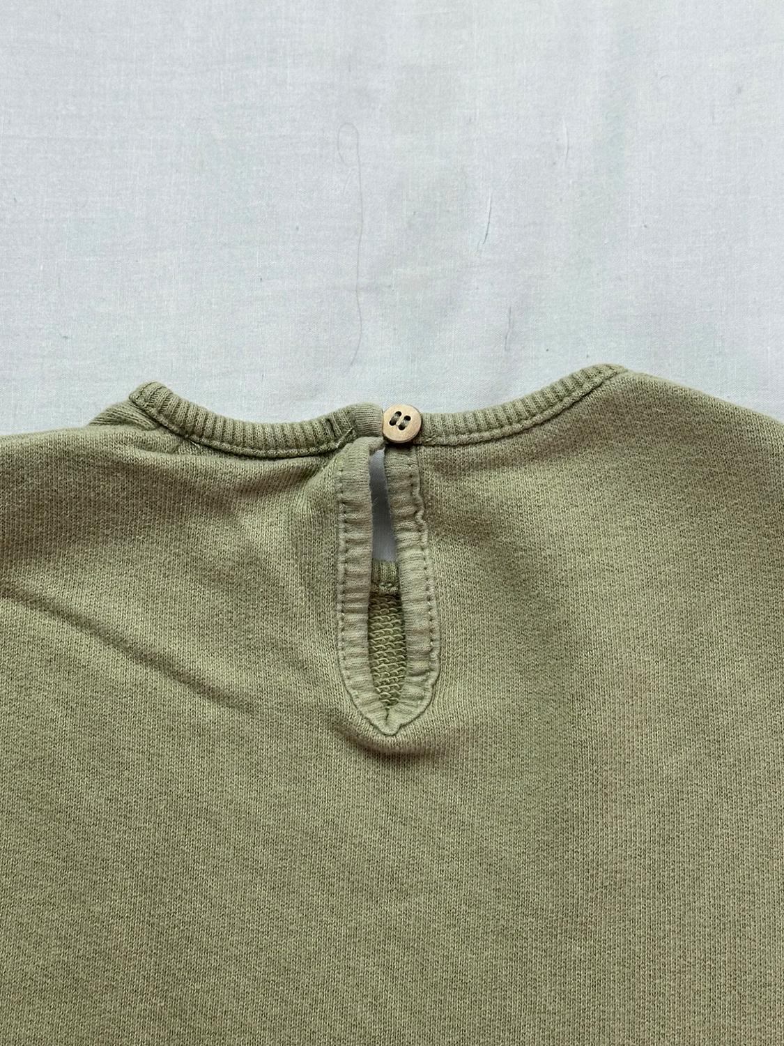SMILE DAILY TEXT SWEATSHIRT WITH POCKETS. RIB COLLAR. - Image 5