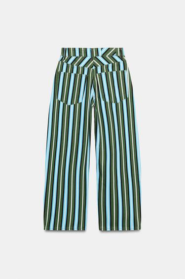 Z1975 BARREL STRIPED JEANS - striped by Zara - Image 8