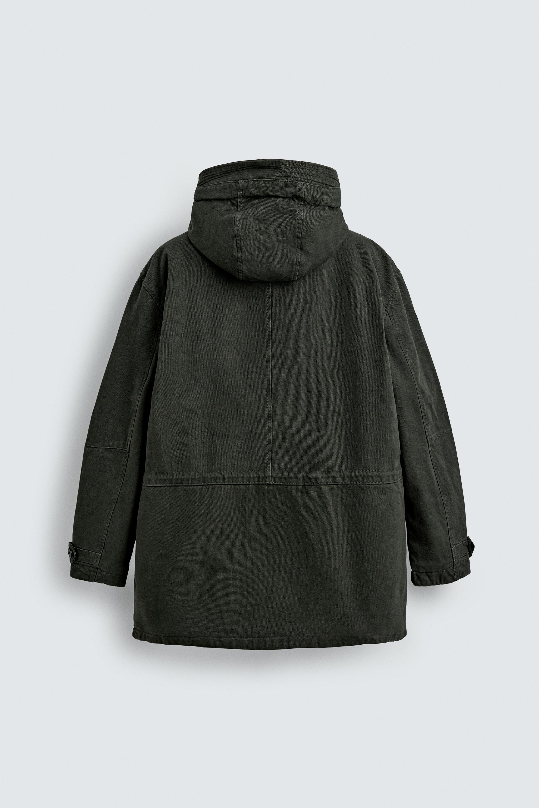 RELAXED FIT WASHED PARKA