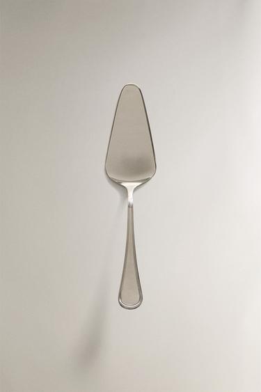 Zara SHINY STEEL CAKE SERVER - Steel - Image 0