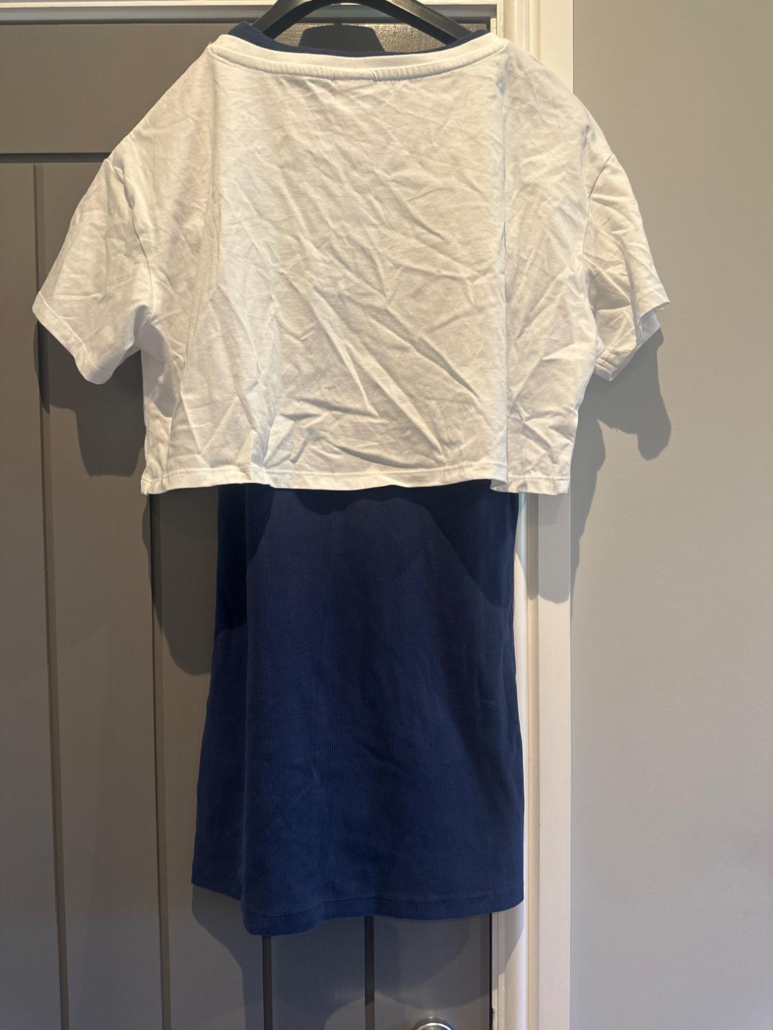 T-SHIRT AND CONTRAST RIBBED DRESS PACK - Image 2