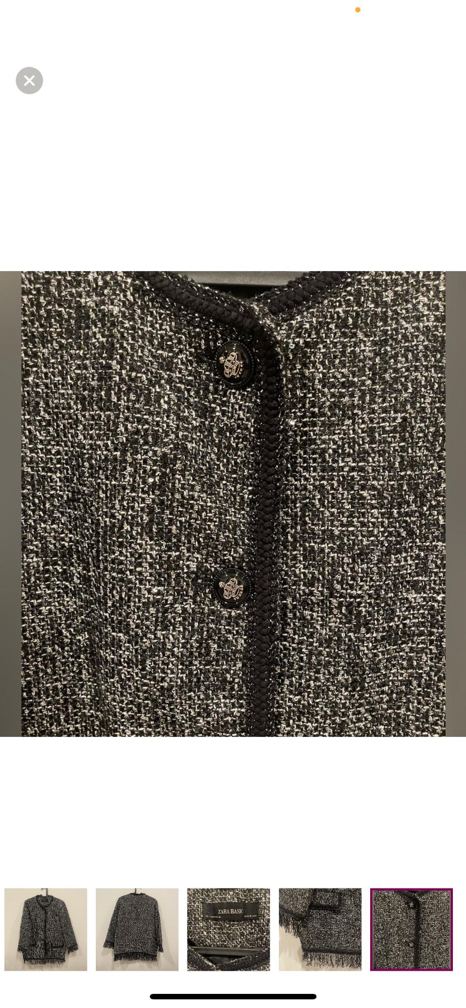 TWEED JACKET WITH METALLIC THREAD - Image 4