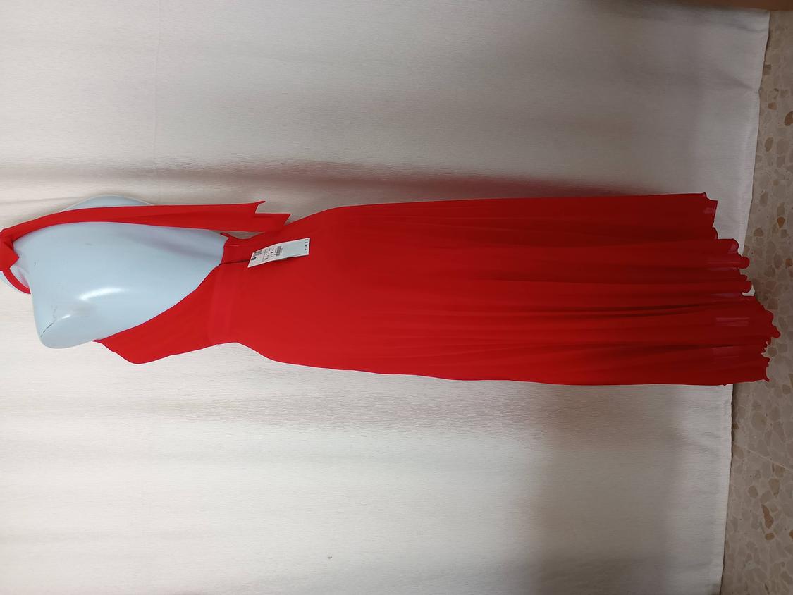 PLEATED HALTER DRESS - Image 2