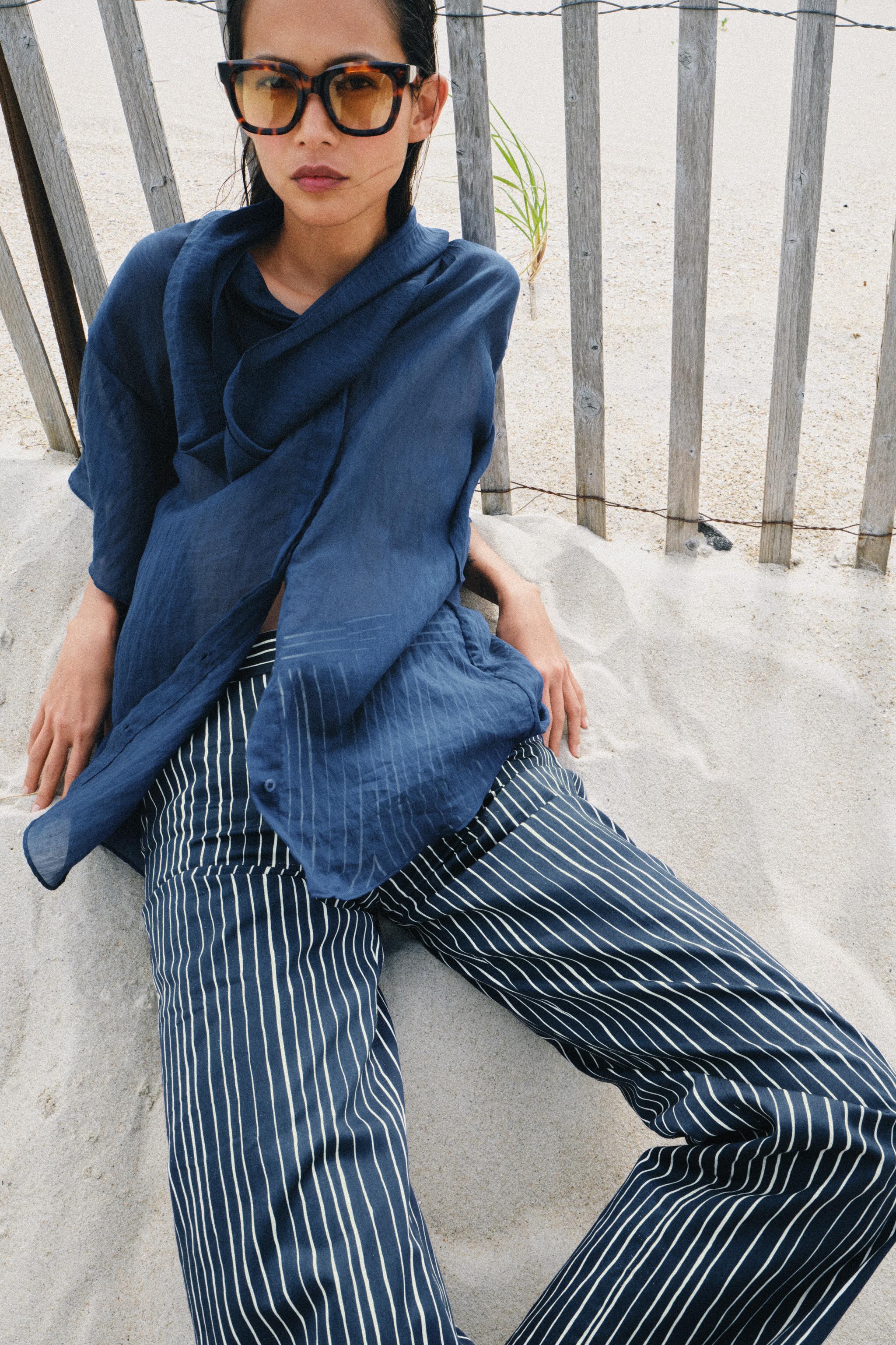 ZW COLLECTION SCARF SHIRT