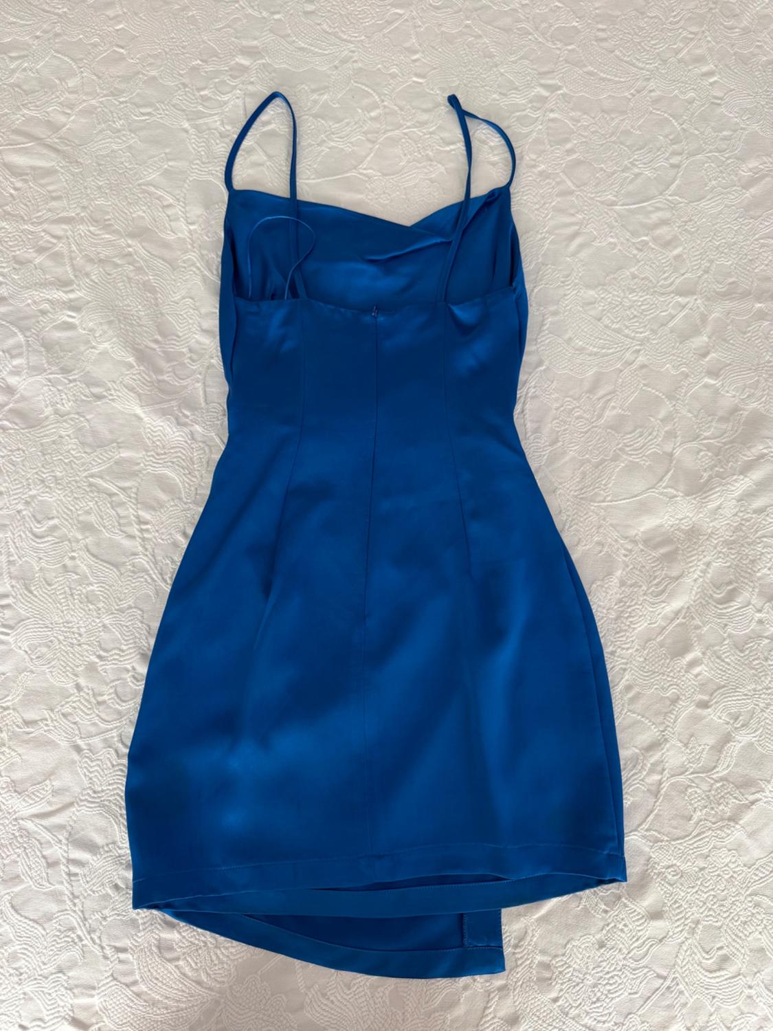 MINI DRESS WITH DRAPED DETAIL - Image 2
